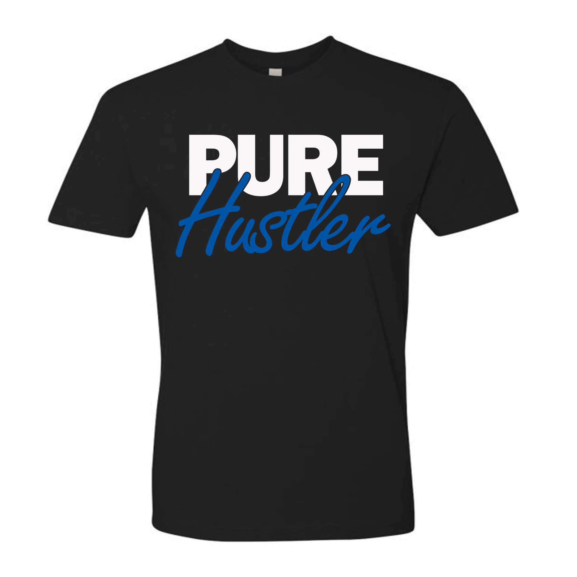 PURE HUSTLER SHORT SLEEVE BLACK TEE